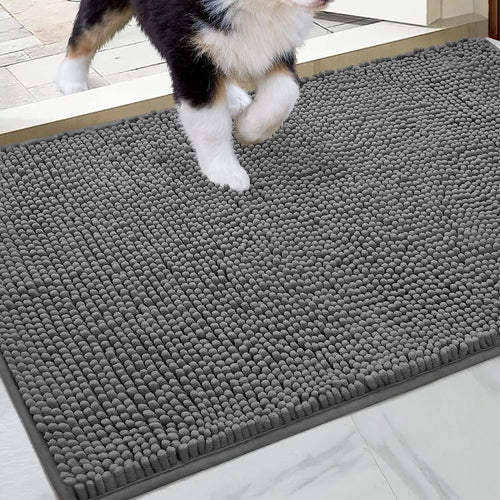 AbsorbPro™ Absorbent and Non-Slip Washable Microfiber Dog Mat