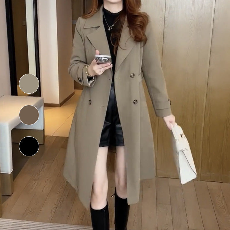 LENA | TRENCH-COAT EN LAINE